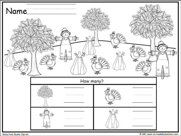 Ghost Counting Cut and Paste 1-9 - Made By Teachers