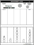 Penguin Order By Size Worksheet (cut and paste) - Made By Teachers