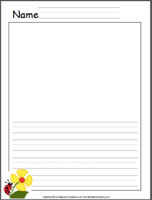 Ladybug Kindergarten Writing Template | Made By Teachers