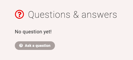 Question and Answer sample image that shows the button to click.