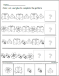 Free Spring Patterns Cut and Paste Worksheet - Made By Teachers