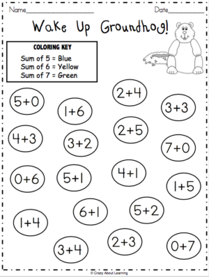 Groundhog Day Math Worksheet for Number Practice - Made By Teachers