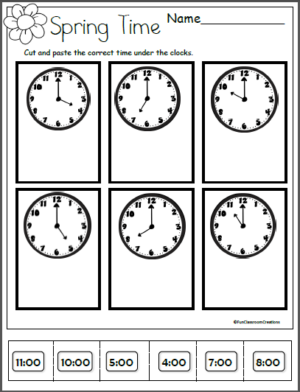 Spring Time Worksheet for kindergarten and 1st grade | Made By Teachers