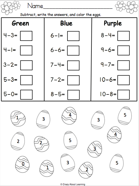 Free Easter Math Worksheet | Made By Teachers