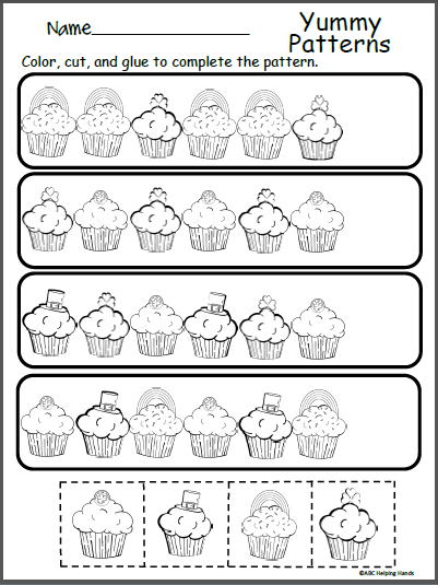 Free St. Patrick's Day Pattern Practice