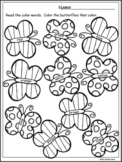 Spring Math and Literacy Worksheets for Kindergarten ...