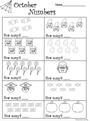 Free October & Halloween Math Worksheet - Made By Teachers