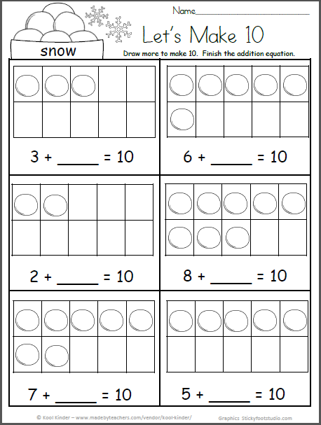 Addition - Sums up to 10 Archives - Madebyteachers