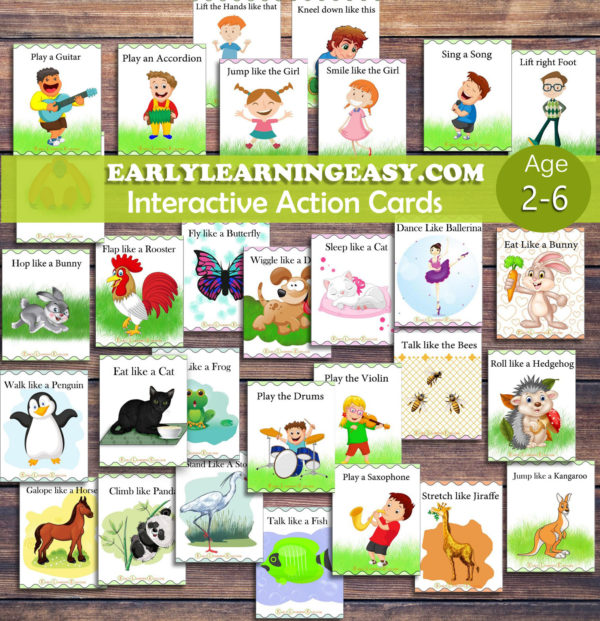 Interactive Action Cards - Made By Teachers