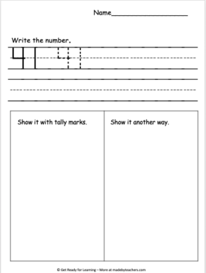 Exploring Number 41 Worksheet | Made By Teachers