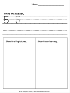 I CAN SHOW THE NUMBER 5 IN MANY WAYS visual data 2