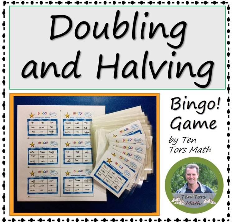 Doubling and Halving Math Game Made By Teachers