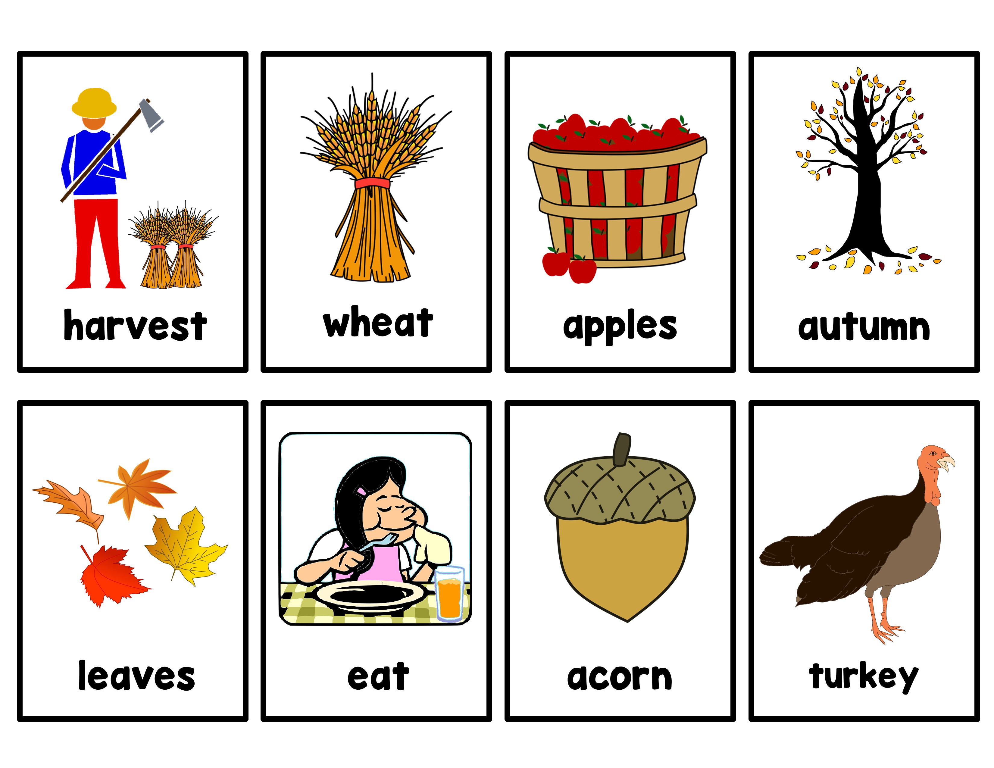 ESL Games Thanksgiving Vocabulary BINGO Made By Teachers