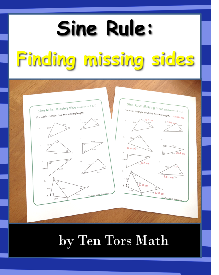 Sine Rule: Missing Sides - Made By Teachers
