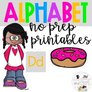 Back to school Letter of the Week Alphabet- Letter Dd