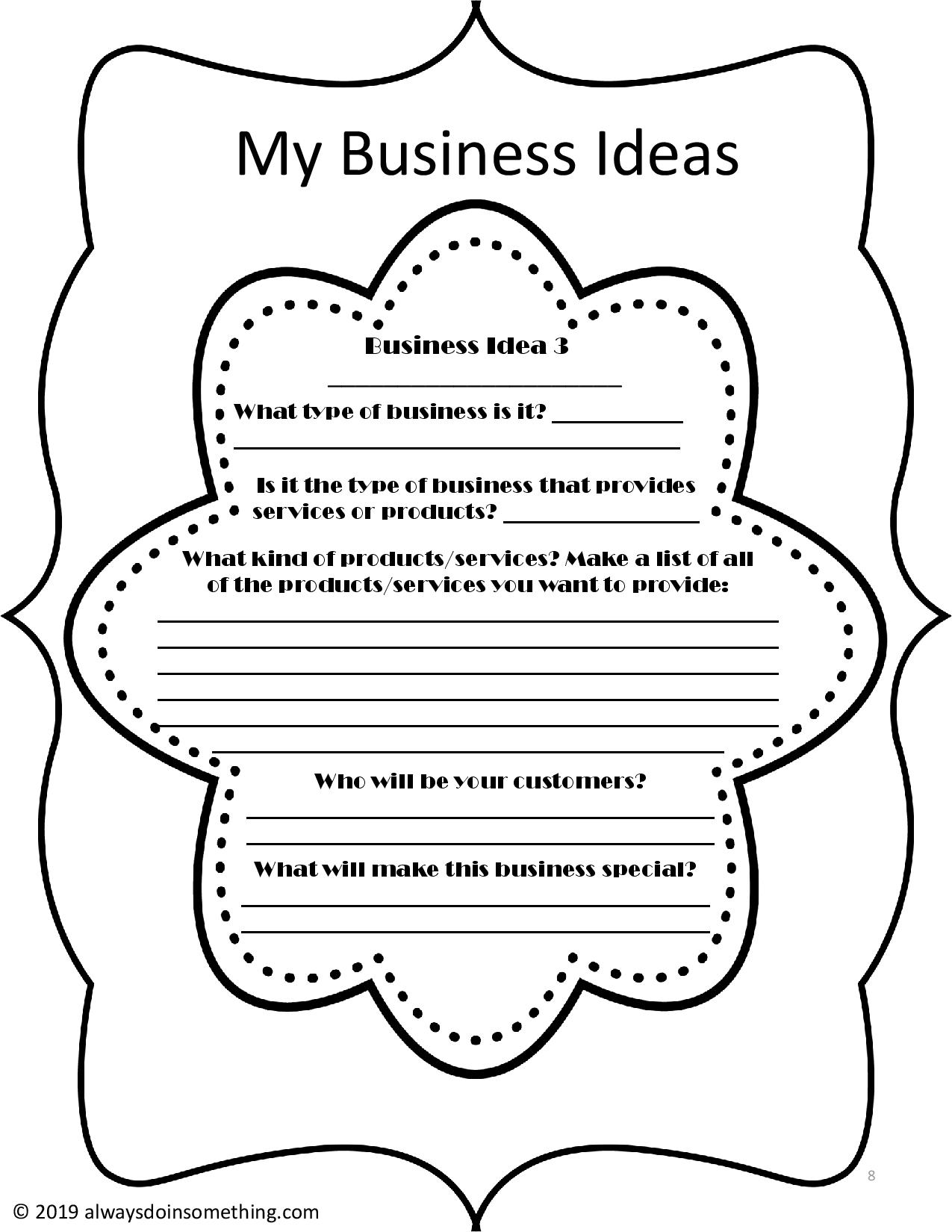 Business Plan Sample Pdf For Students PDF Template