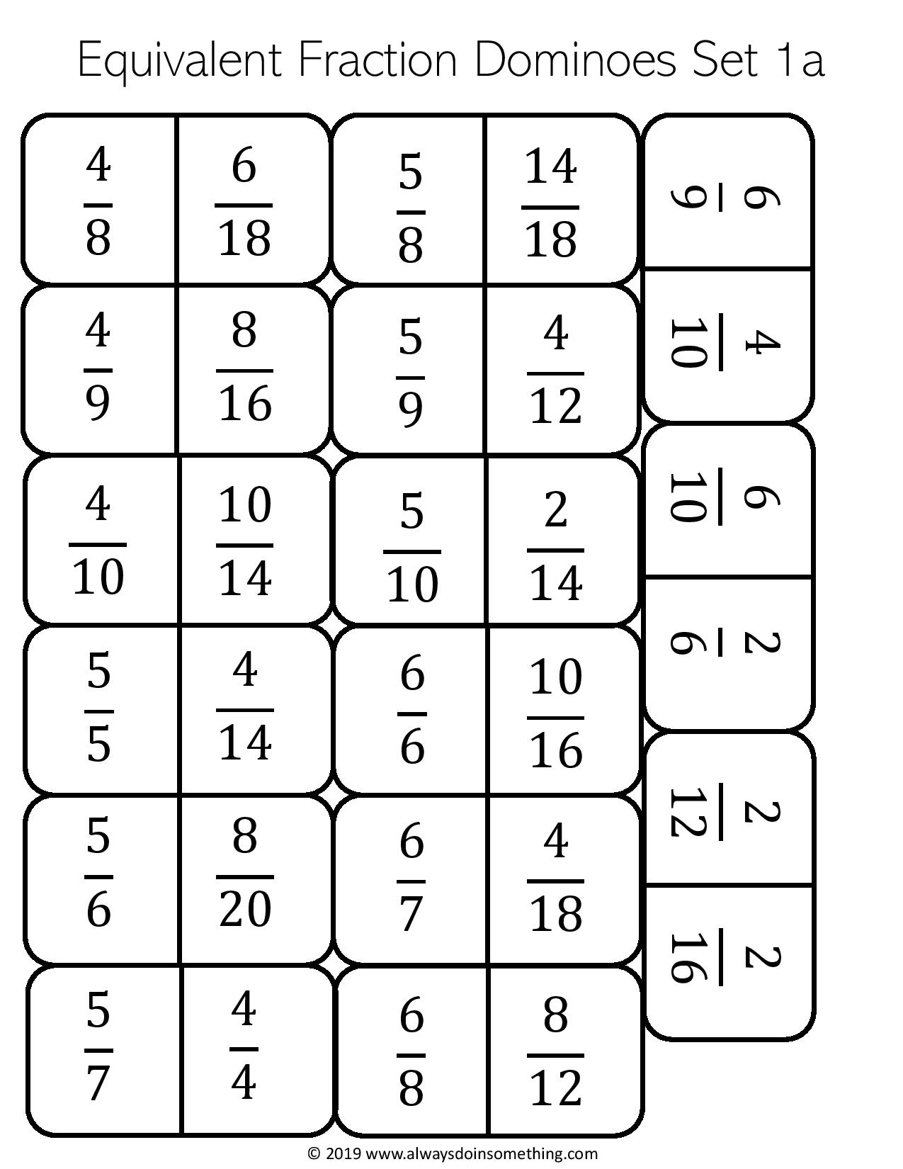 Fraction Dominoes Bundle Made By Teachers
