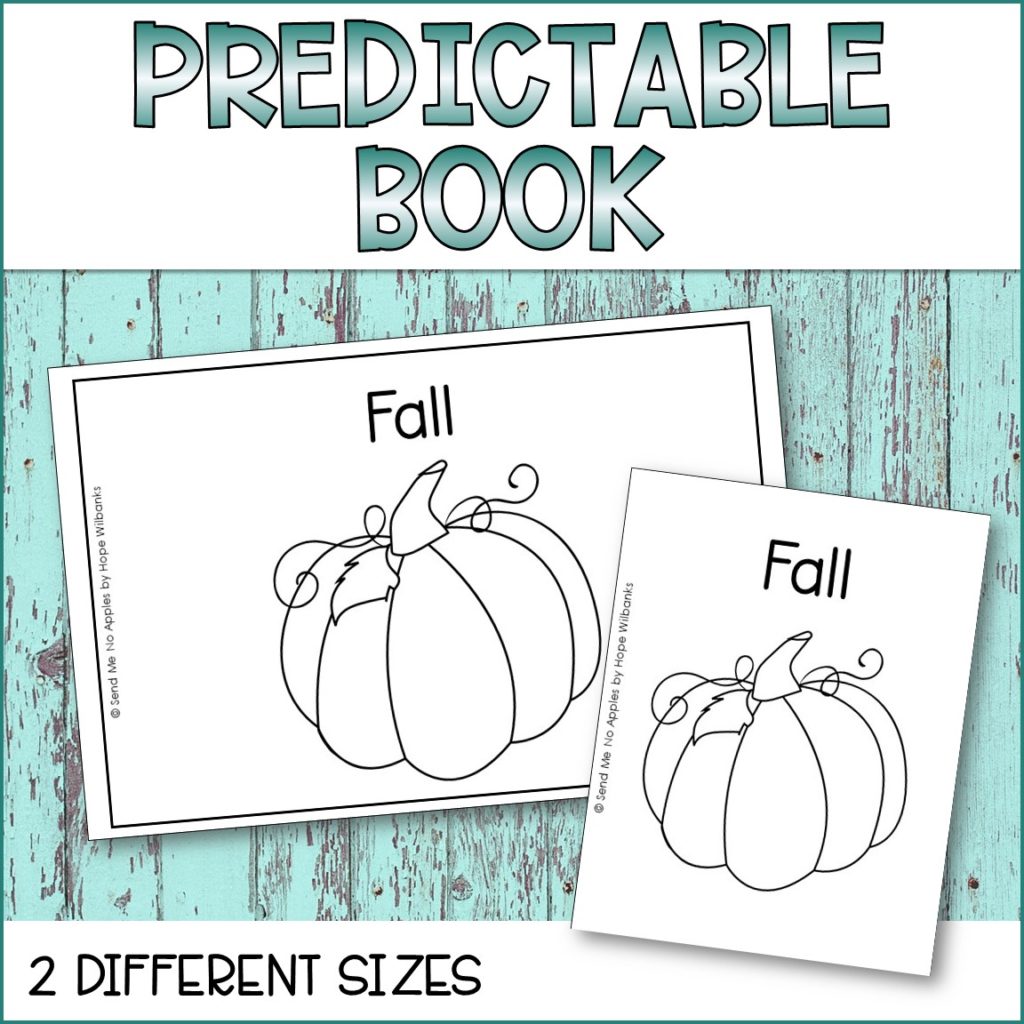 Predictable Text Emergent Reader - Fall | Made By Teachers