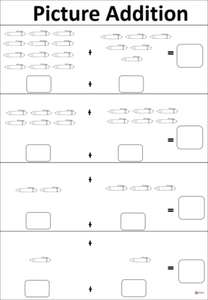Picture Addition (Add to 20) - Made By Teachers