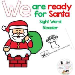 Interactive Sight Word Reader WE are ready for Santa