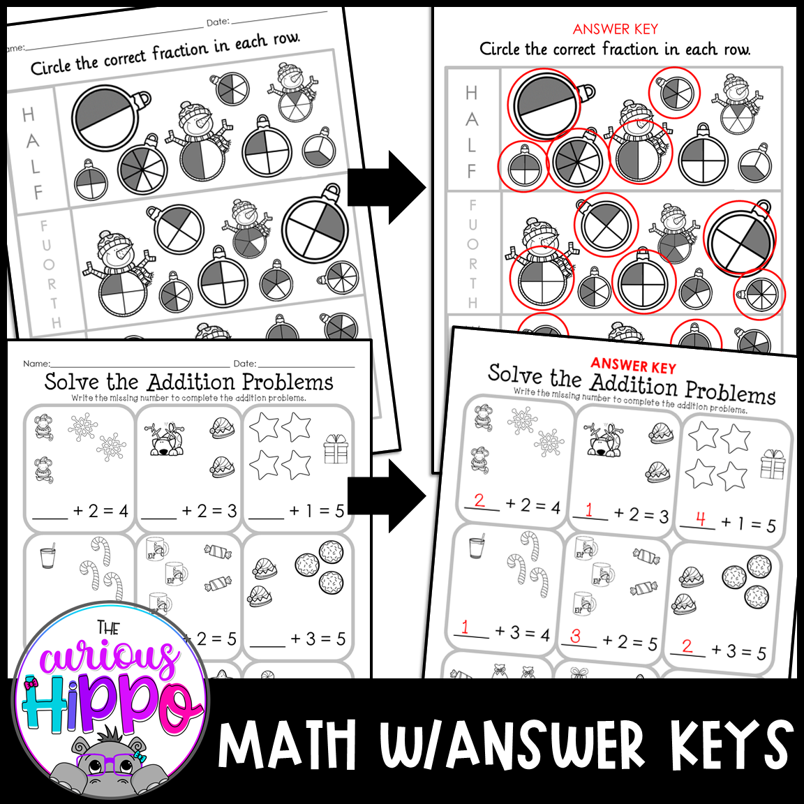 Christmas worksheets for Kindergarten - Made By Teachers