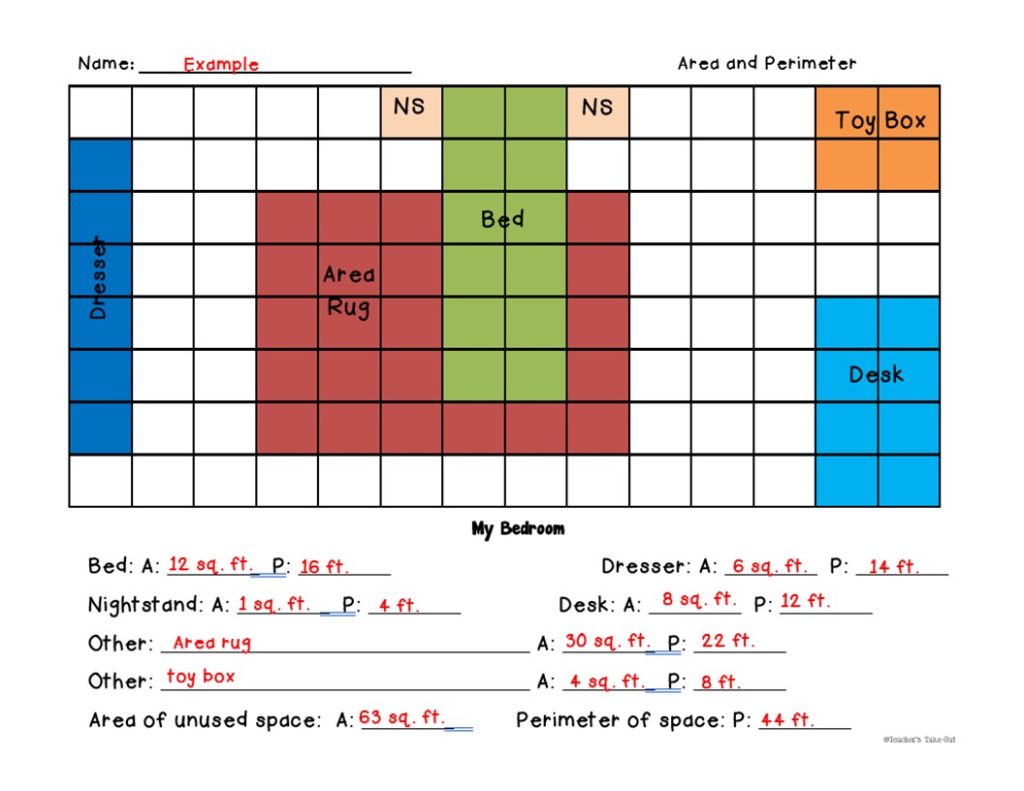 Area and Perimeter Build a Room Made By Teachers