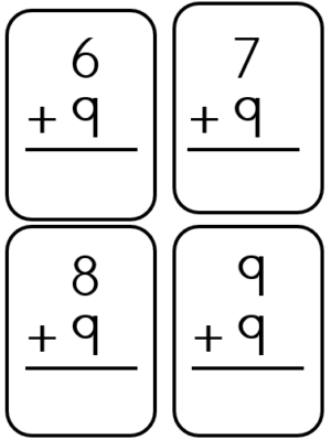 Basic Addition Flash Cards (vertical) - Made By Teachers
