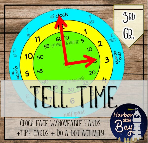 Tell Time Do A Dot Markers - Made By Teachers