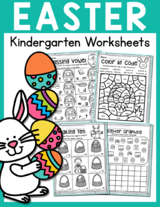 Easter Kindergarten Worksheets April - Made By Teachers