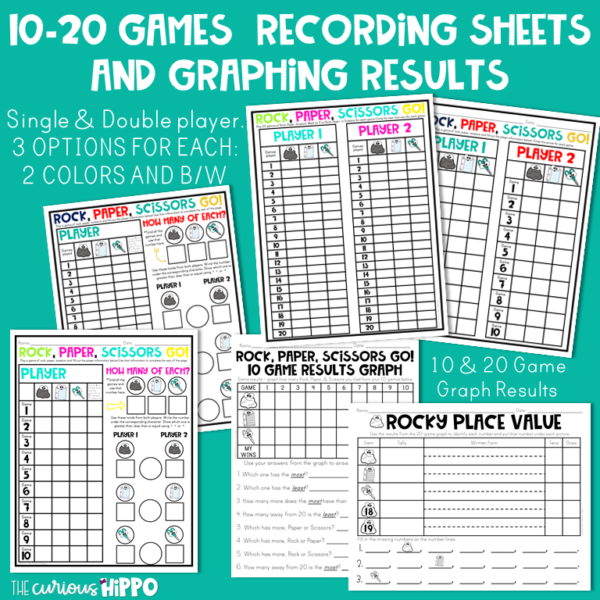 1st Grade Math Review Game - Rock, Paper, Scissors! - Made By Teachers