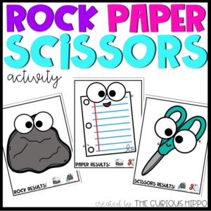 Free Fine Motor Skills Worksheet - Rock - Paper - Scissors Activity!