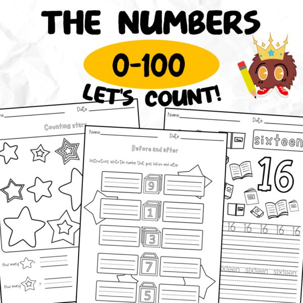 The Numbers 0 to 100 Let's Count! PDF Workbook - Made By Teachers