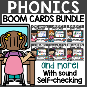 Phonics Boom Cards Bundle Distance Learning