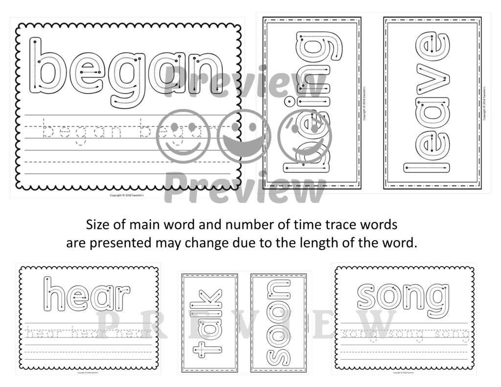 Trace And Write Sight Words Fry 3rd 100 Made By Teachers Trace and write sight words fry 3rd 100 made by teachers