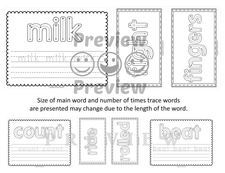 Trace and Write Sight Words - Fry 7th 100 | Made By Teachers