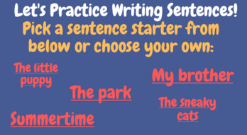 Writing in Complete Sentences | Made By Teachers