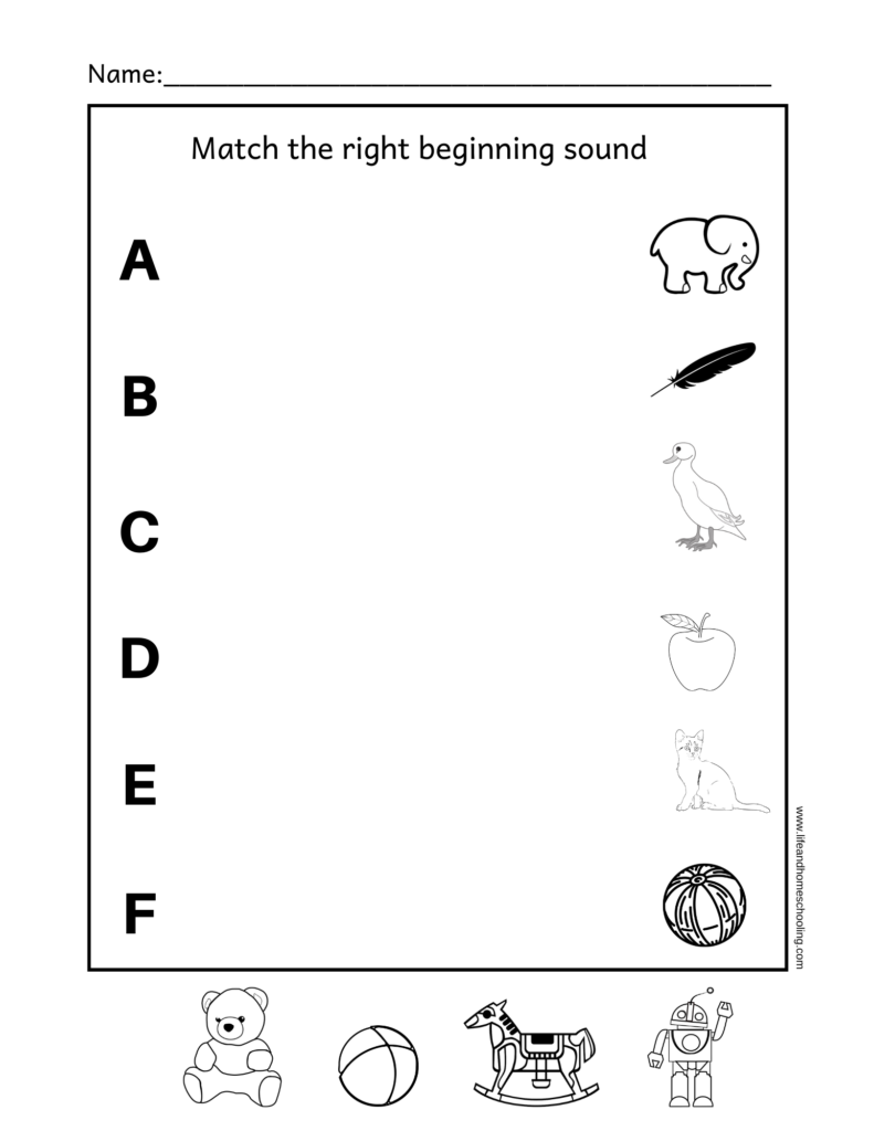 Beginning Sound Matching Worksheet - Made By Teachers
