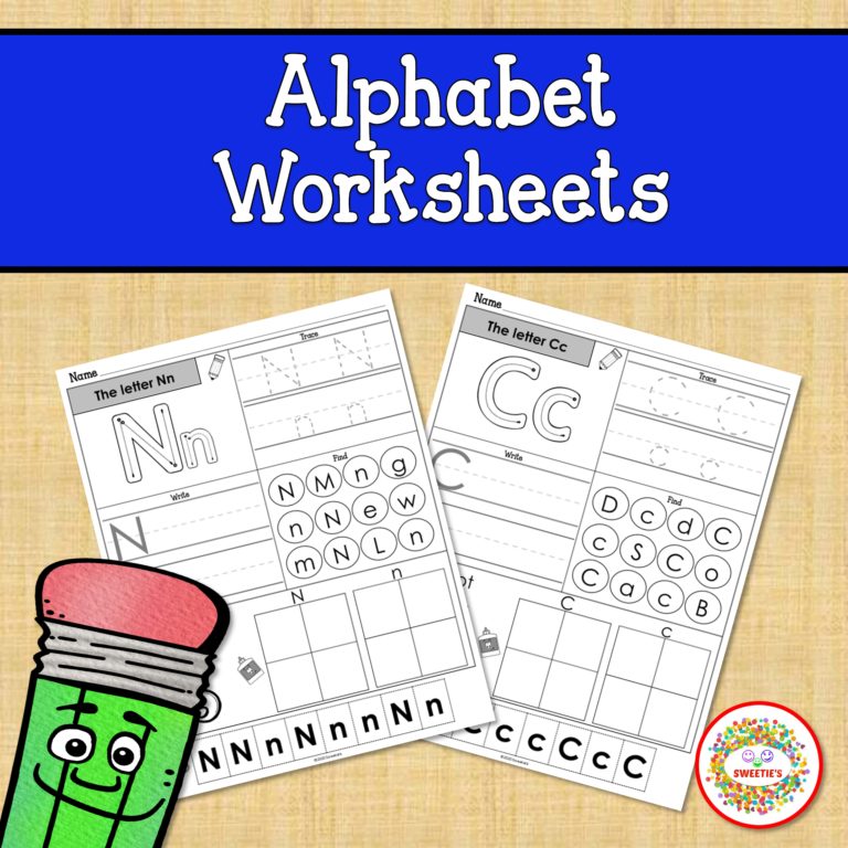 Alphabet Worksheets Kindergarten - Made By Teachers