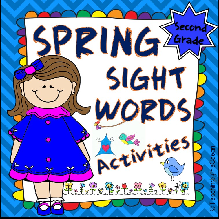 Second Grade Sight Words Worksheets Spring Themed Made By Teachers