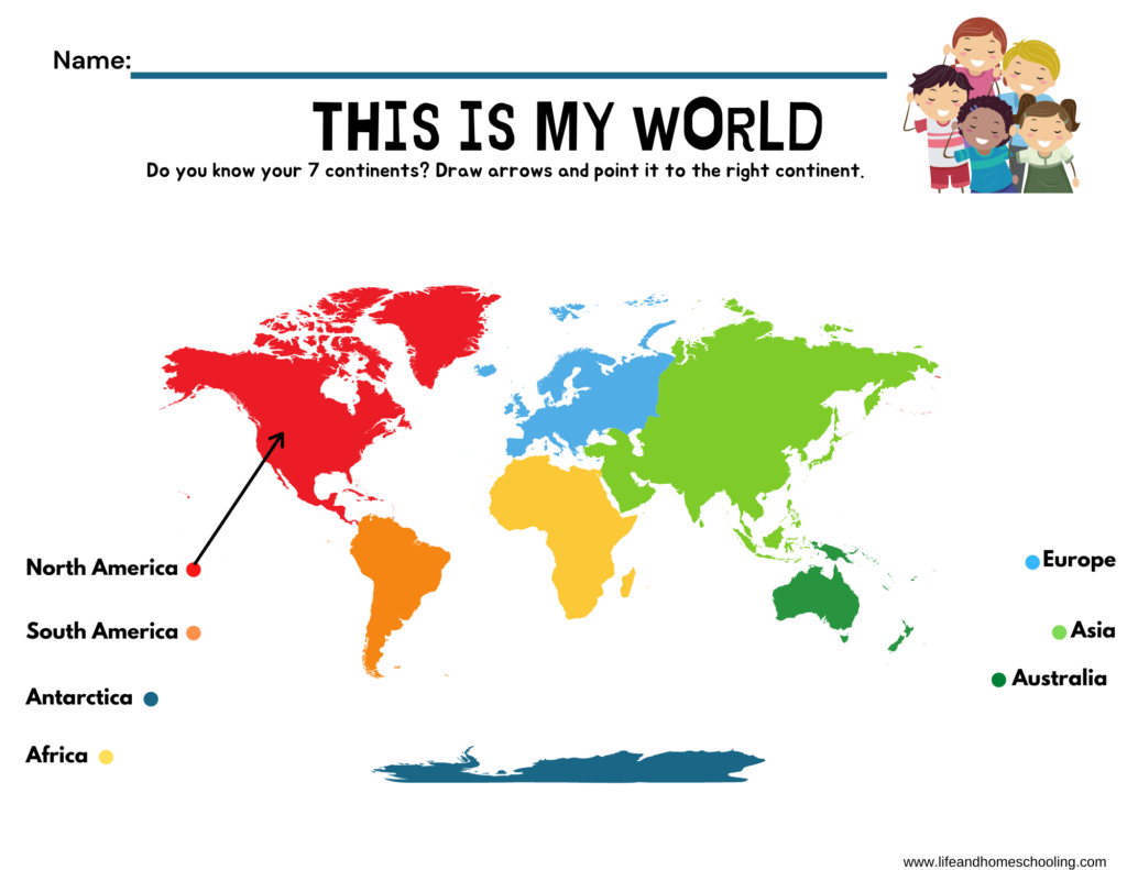 The 7 Continents Printable Activity - Made By Teachers