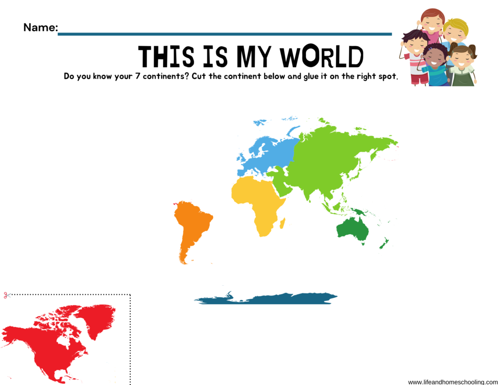 The 7 Continents Printable Activity - Made By Teachers