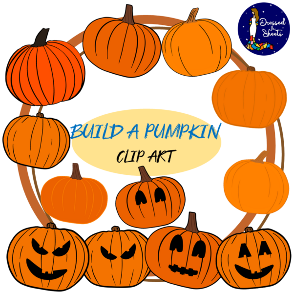 Build A Pumpkin Clip Art - Made By Teachers