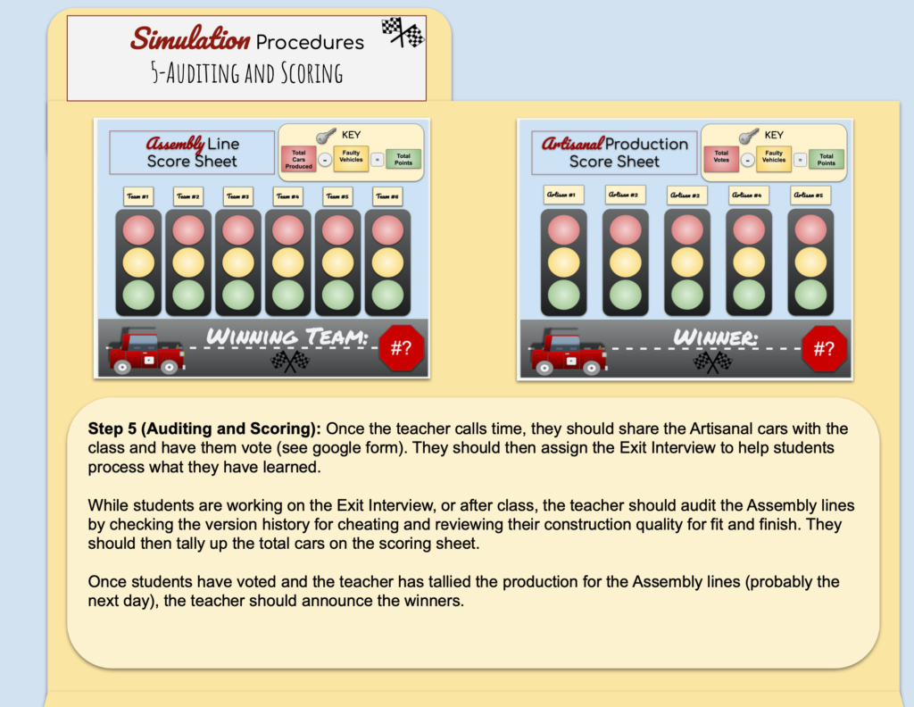 Digital Assembly Line Simulation (Google Slides) | Made By Teachers