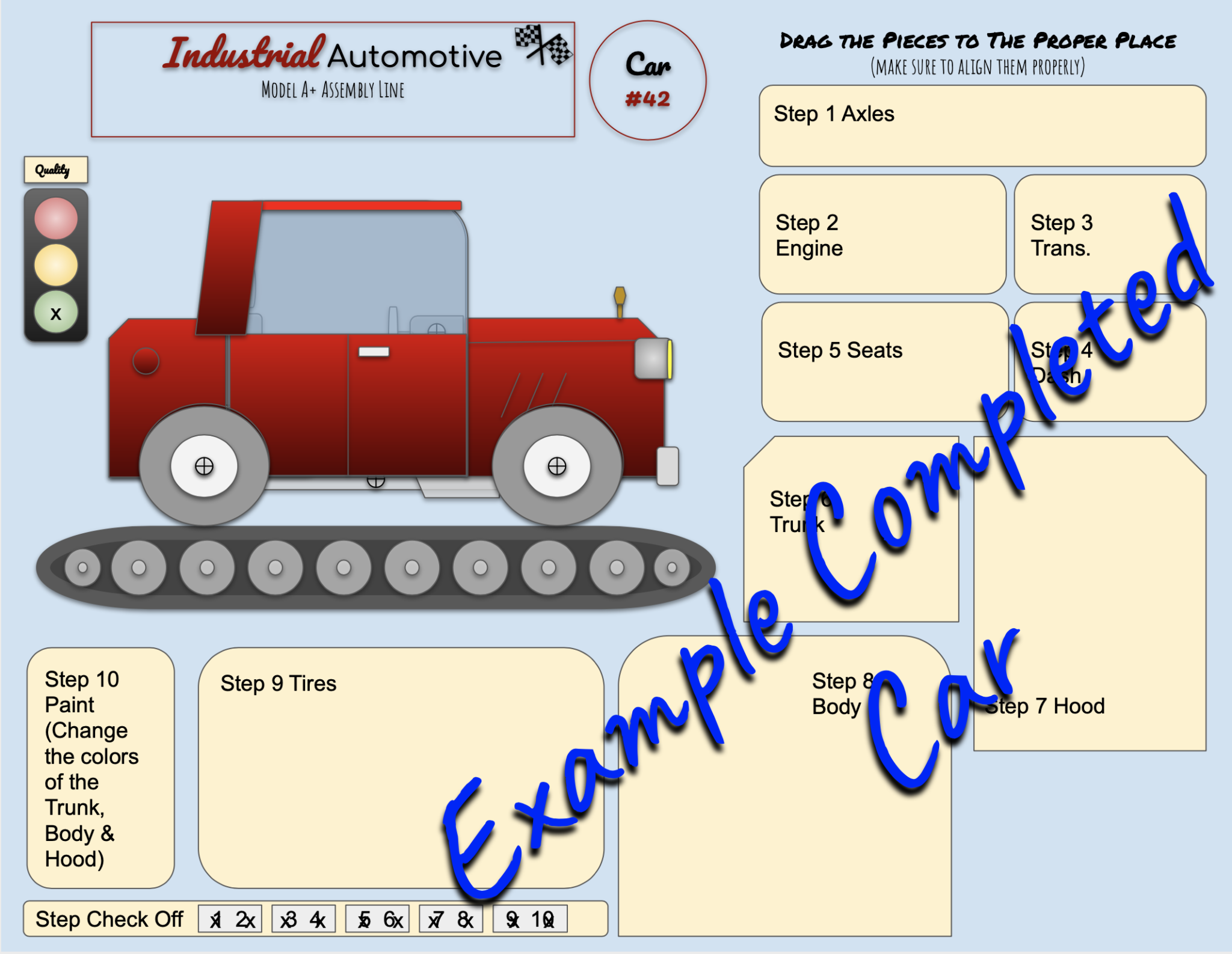 Digital Assembly Line Simulation (Google Slides) | Made By Teachers