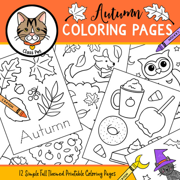 Fall Coloring Pages - Made By Teachers
