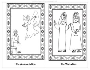 Mysteries of the Rosary Coloring Booklets - Made By Teachers