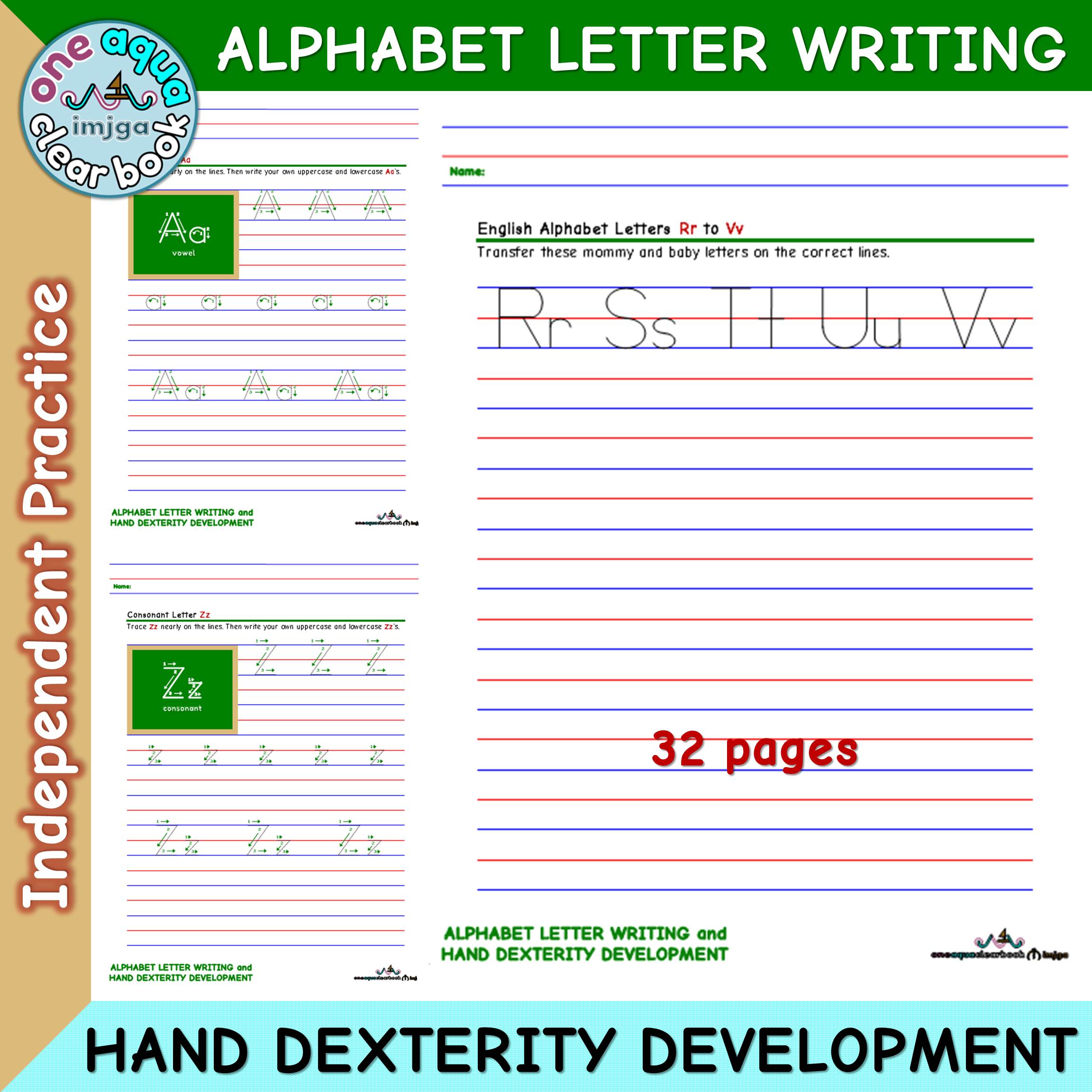 Alphabet Letter Writing (Independent Practice)