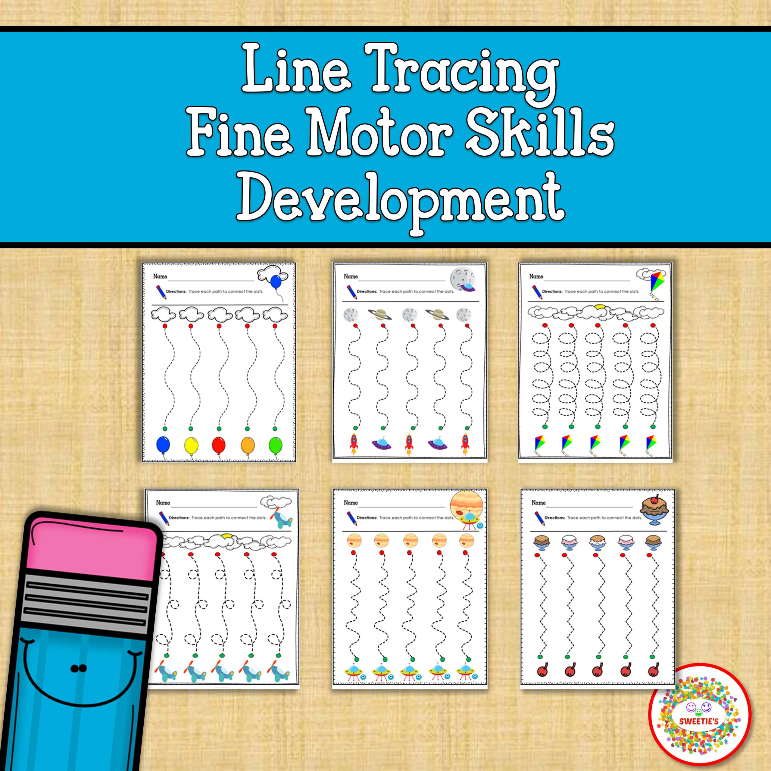 Line Tracing for Fine Motor Skill Development Made By Teachers