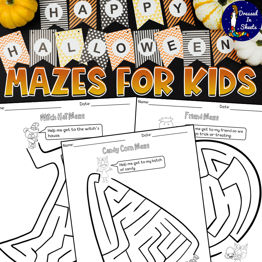 Halloween Mazes for Kids Made By Teachers