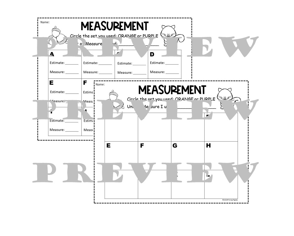 Fall Measurement Activities - Made By Teachers